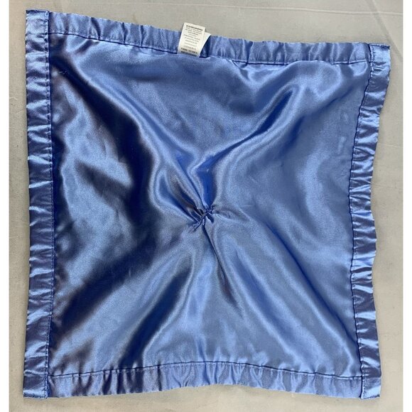 Green Frog Baby Security Blanket Lovey Rattle Satin Blue Trim By Baby Essentials - Picture 2 of 9